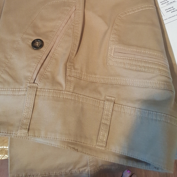New York & Co Khaki pants women size 0 - Picture 1 of 4